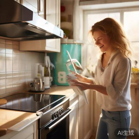 “周末阳光下的免费油烟机”