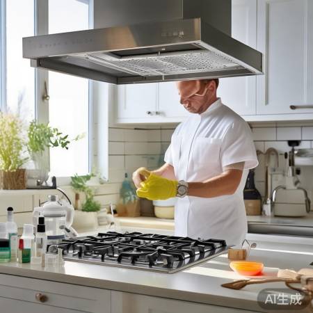 “免费洗油烟机，焕新厨房体验”