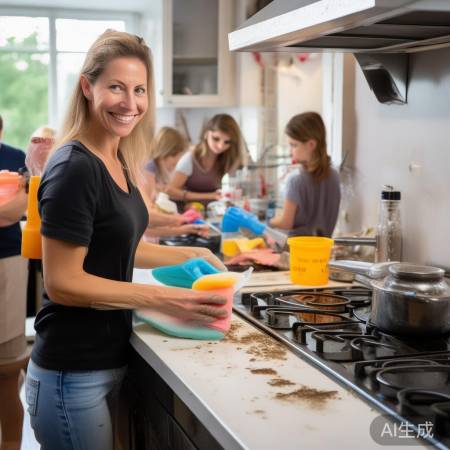 免费洗油烟机，学技巧除油污
