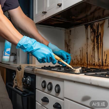 稀释洗洁精刷油烟机