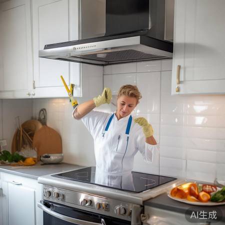 免费洗油烟机，清洗彻底高效