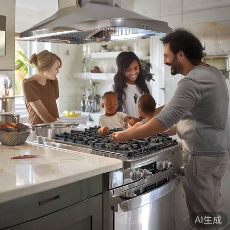 厨房清洁健康，免费油烟机福利