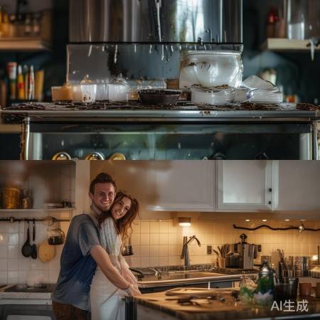 油烟机虽累，呵护生活美